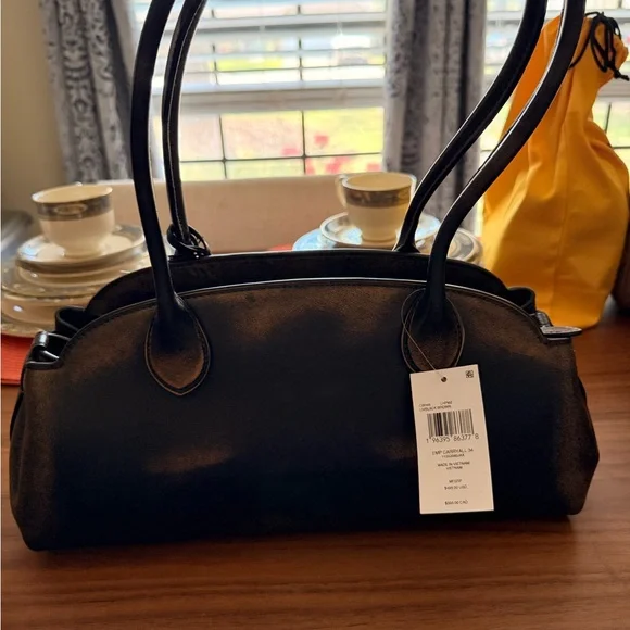 Coach Empire Carryall Brown/Black Leather Shoulder Bag - Picture 10 of 14